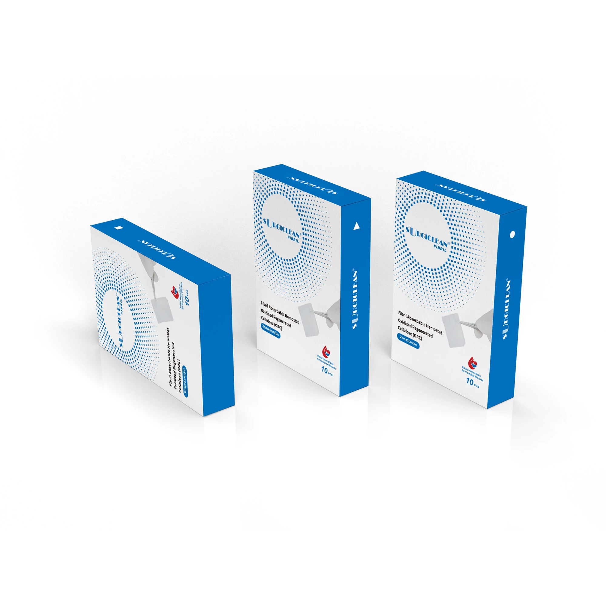 Hemostat absorbabil cu fibrile